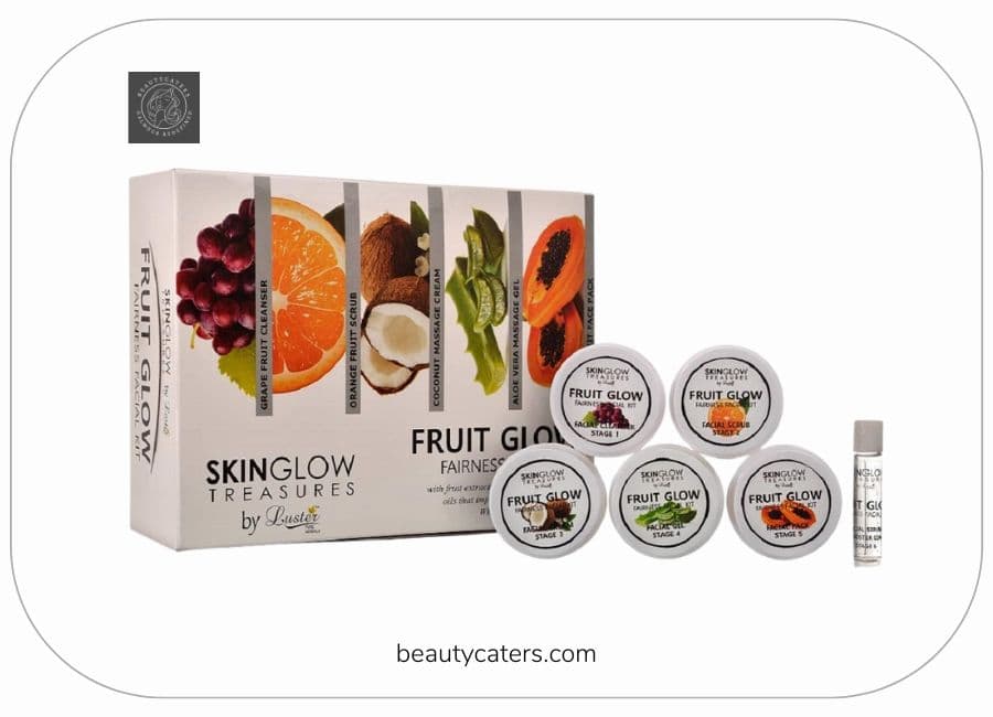 Luster fruit glow facial kit for dry skin