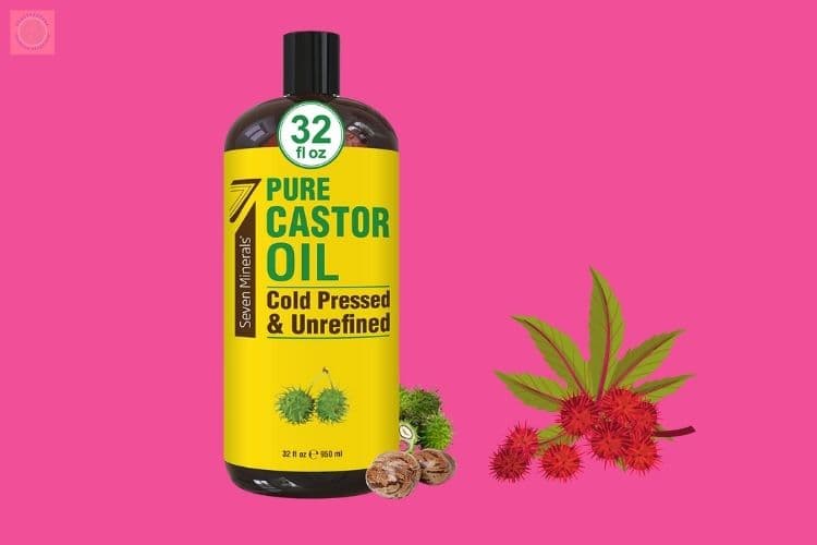 Cold pressed pure castor oil for hair growth
