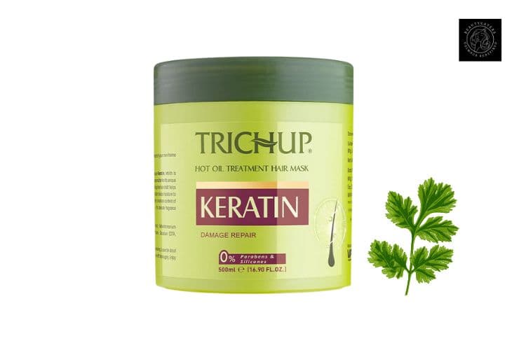 TRICHUP Keratin hot oil hair mask for damage free hair