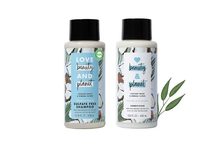 Love Beauty and Planet Volume Shampoo and Conditioner For Hair Volume and Fine Hair