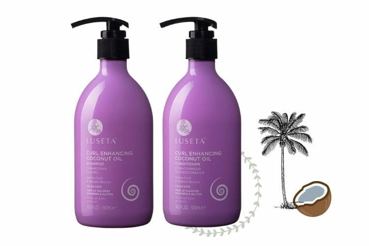 Luseta Curl Enhancing Coconut Oil Shampoo & Conditioner Set