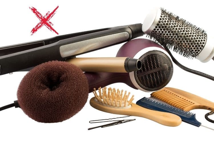 Excessive use of hair care products can damage hair permanently