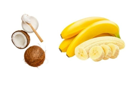 Banana hair conditioner for dry hair
