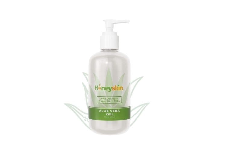 Hone skin aloe vera gel protects curly frizzy hair at night