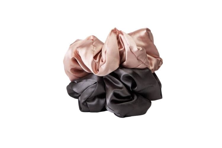 satin scrunchies for curly hair