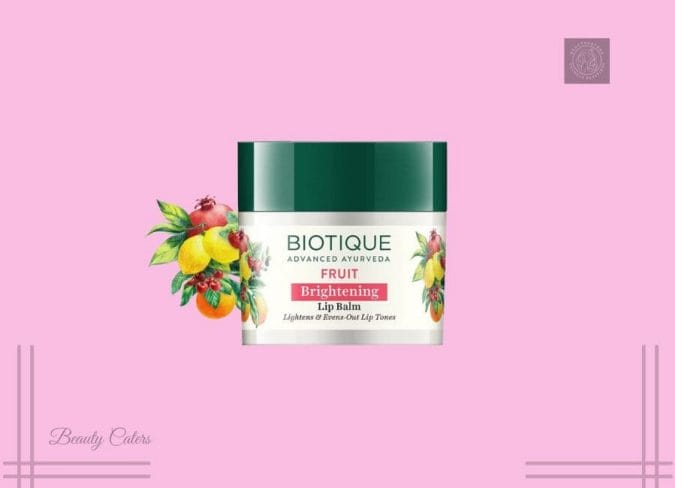 Biotique Bio Fruit brightening lip balm review
