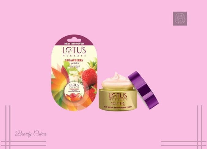 Lotus Herbals lip balm strawberry - best moisturizing lip balm in India
