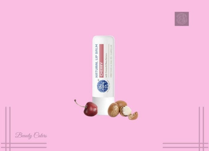 The Moms Co natural cherry lip balm for extra moisture
