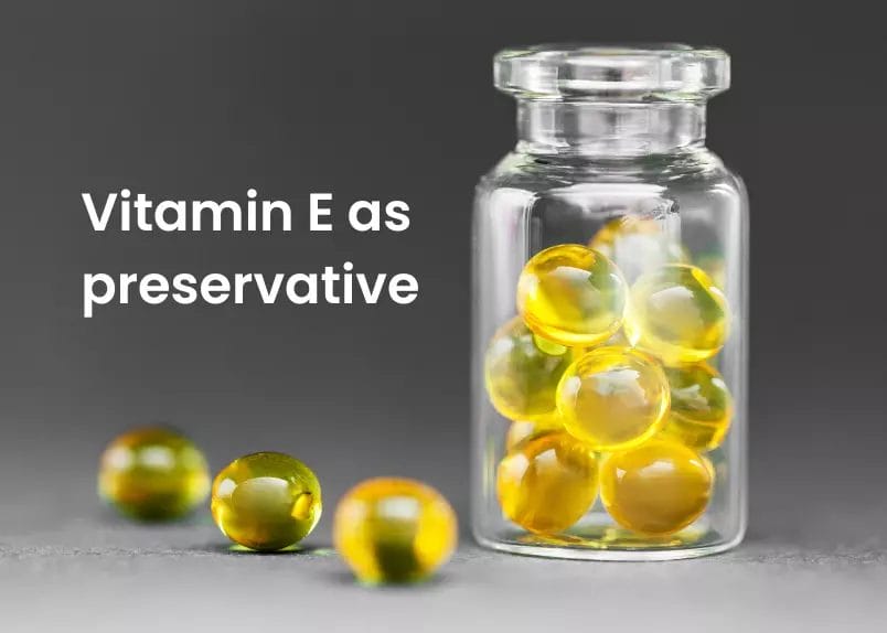 Use Vitamin E as preservative in micellar water