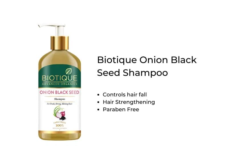 Biotique Onion Black Seed Shampoo Strong and Shining Hair Review
