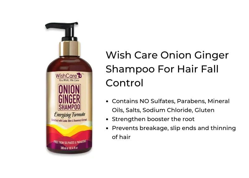 Wish Care Onion Ginger Shampoo For Hair Fall Control review
