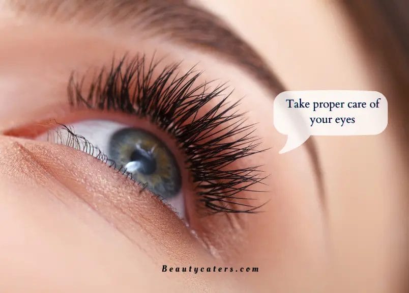 Take proper care of your eyelashes